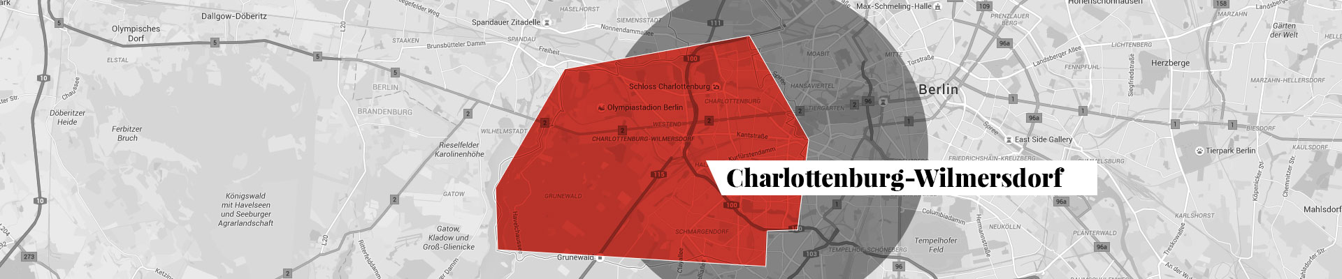 Charlottenburg-Wilmersdorf map