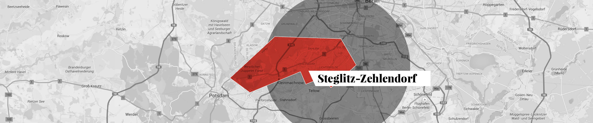 Steglitz-Zehlendorf map